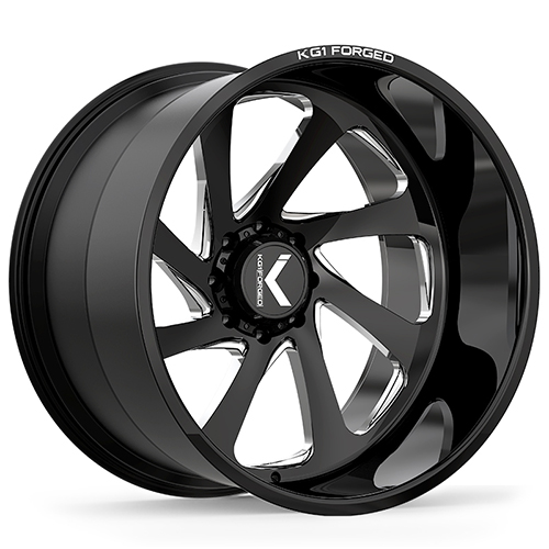 KG1 Forged Swoop KC020 Gloss Black Premium Milled - Part Number KC020241486GPM-L KG1 Forged Swoop KC020 Gloss Black Premium Milled Photo