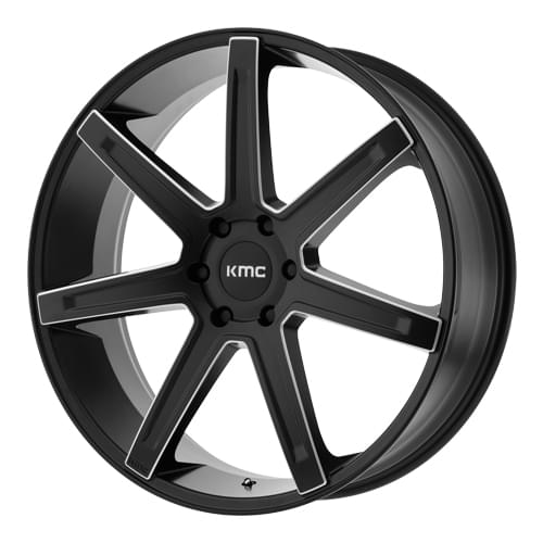 KMC KM700 Revert Satin Black W/ Milled Spokes - Part Number KM70022977915 KMC KM700 Revert Satin Black W/ Milled Spokes Photo