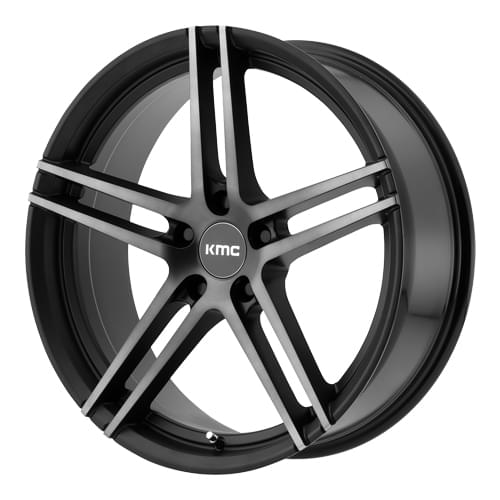 KMC KM703 Monophonic Satin Black Machined Tint - Part Number KM70329052525 KMC KM703 Monophonic Satin Black Machined Tint Photo