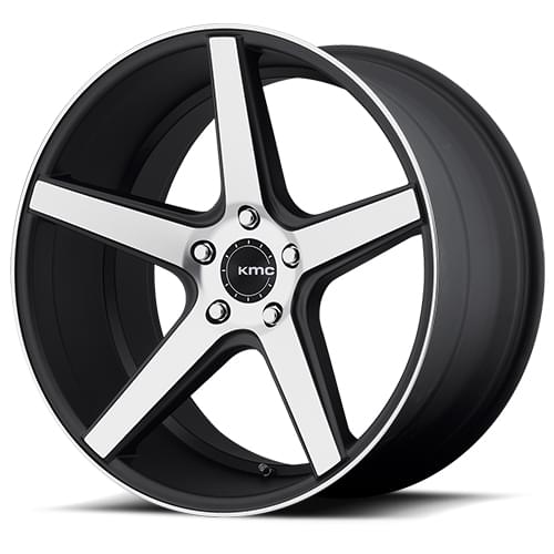 KMC KM685 Satin Black W/ Machined Face - Part Number KM68588012538 KMC KM685 Satin Black W/ Machined Face Photo