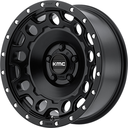 KMC KM529 Holeshot Satin Black - Part Number KM52979012712N KMC KM529 Holeshot Satin Black Photo
