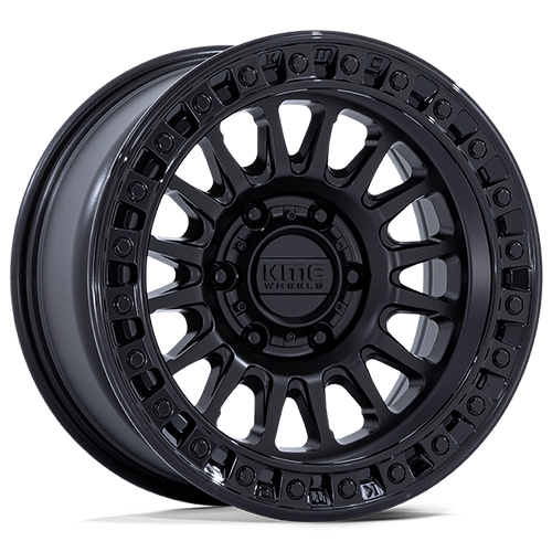 KMC KM552 IMS Matte Black W/ Gloss Black Lip - Part Number KM552MB18906818 KMC KM552 IMS Matte Black W/ Gloss Black Lip Photo