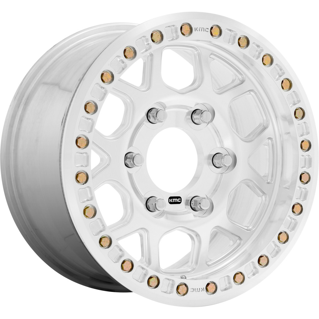 KMC KM444 Beadlock Raw Machined - Part Number KM44479091500 KMC KM444 Beadlock Raw Machined Photo