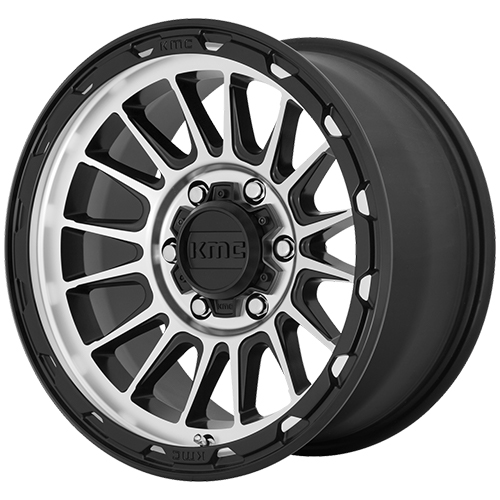 KMC KM542 Impact Satin Black W/ Machined Face - Part Number KM54279063518 KMC KM542 Impact Satin Black W/ Machined Face Photo