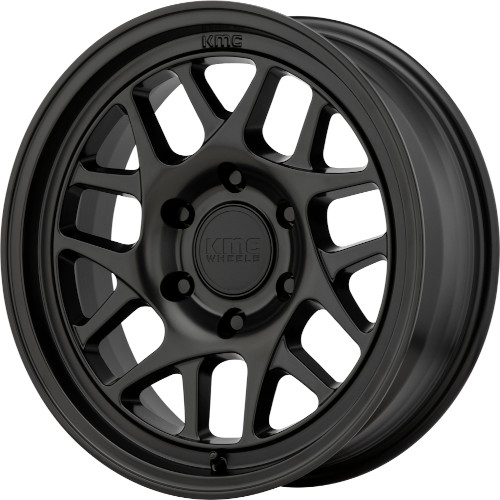 KMC KM717 Bully OL Satin Black - Part Number KM71777055710 KMC KM717 Bully OL Satin Black Photo