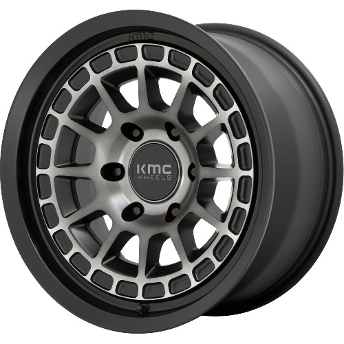 KMC KM719 Canyon Satin Black W/ Gray Tint Photo