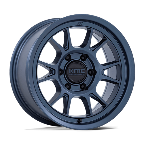 KMC KM729 Range Metallic Blue - Part Number KM729LX17857700 KMC KM729 Range Metallic Blue Photo