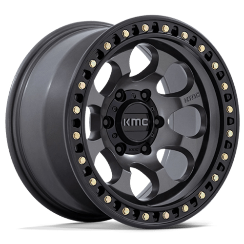 KMC Riot SBL KM550 Anthracite W/ Satin Black Lip Photo