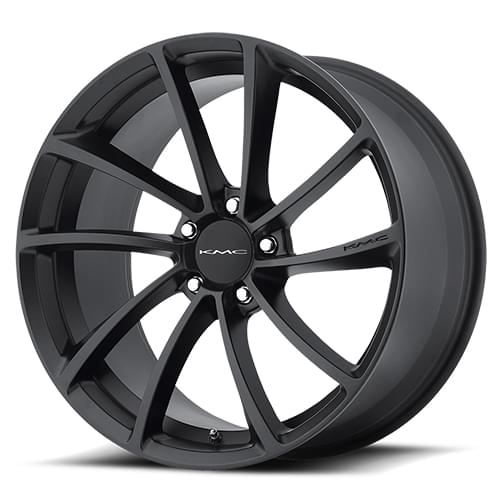 KMC KM691 Spin Satin Black Photo