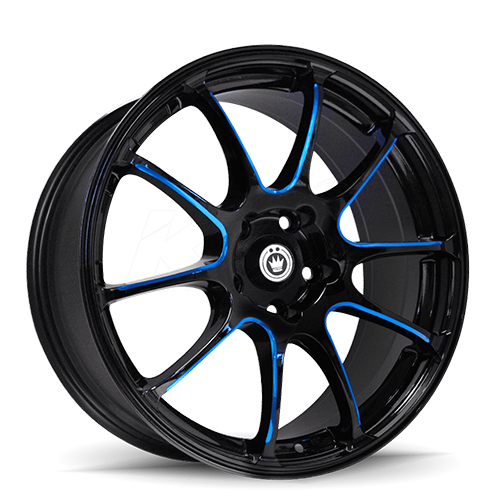 Konig Illusion 24 Black W/ Blue Accents Photo