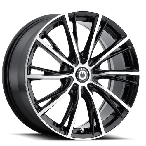 Konig Impression 53 Gloss Black W/ Machined Edge - Part Number 53MB-IP88508405 Konig Impression 53 Gloss Black W/ Machined Edge Photo