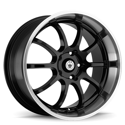 Konig Lightning 26 Gloss Black W/ Machined Lip Photo