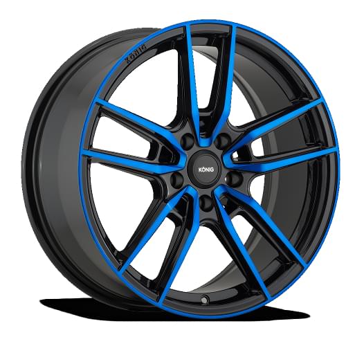 Konig Myth 55 Gloss Black W/ Blue Tint - Part Number 55BB-MY8751043F Konig Myth 55 Gloss Black W/ Blue Tint Photo