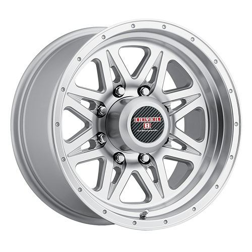 Level 8 Strike 8 Silver W/ Machined Lip - Part Number 2090ST8128165S31 Level 8 Strike 8 Silver W/ Machined Lip Photo