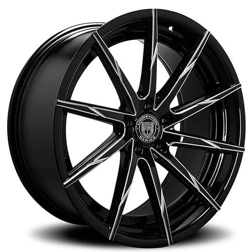 Lexani CSS-15 Black CNC Grooves - Part Number 15CSS-2010-15-20BG Lexani CSS-15 Black CNC Grooves Photo