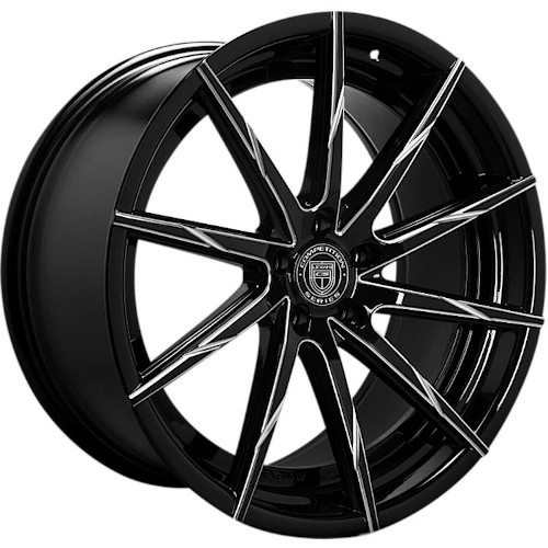 Lexani CSS-15 Black CNC Grooves - Part Number 15CSS-2210-66-35BG Lexani CSS-15 Black CNC Grooves Photo