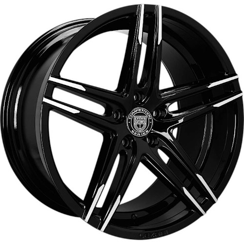 Lexani Bremen 802 Black Machined Tips - Part Number 802-2010-73-35MBT Lexani Bremen 802 Black Machined Tips Photo