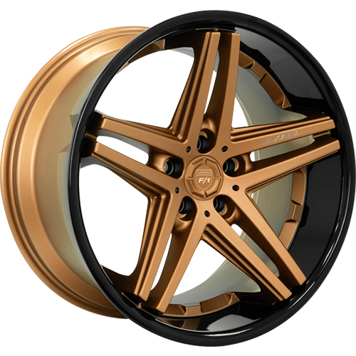 Lexani Ekko 687 Satin Bronze W/ Gloss Black Lip - Part Number 687-2290-45-30BZBL Lexani Ekko 687 Satin Bronze W/ Gloss Black Lip Photo