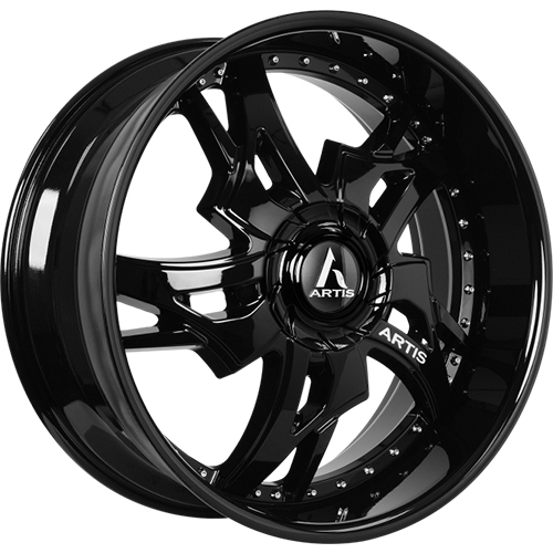 Lexani Laredo XL A208 Gloss Black - Part Number A208-2490-73-25FB Lexani Laredo XL A208 Gloss Black Photo