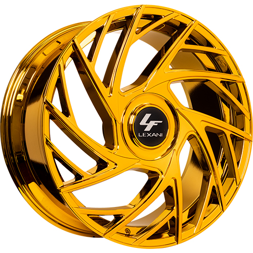 Lexani Mugello XL 695 Chrome W/ Gold Tint