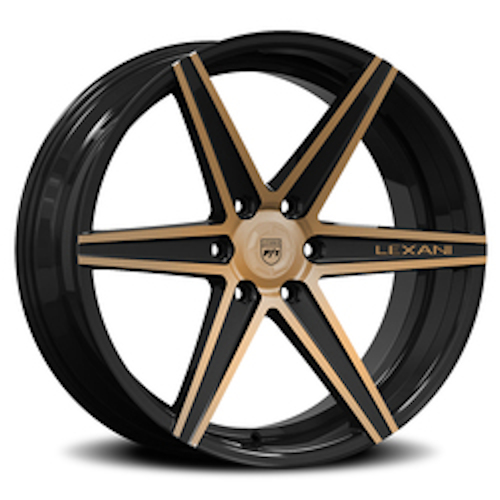 Lexani Savage 6 683 Black W Bronze - Part Number 683-2410-82-30BBZT Lexani Savage 6 683 Black W Bronze Photo