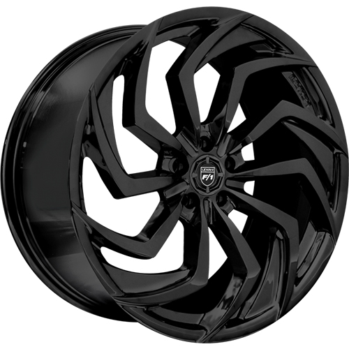 Lexani Shadow 698 Gloss Black - Part Number 698-2290-30-40FB Lexani Shadow 698 Gloss Black Photo