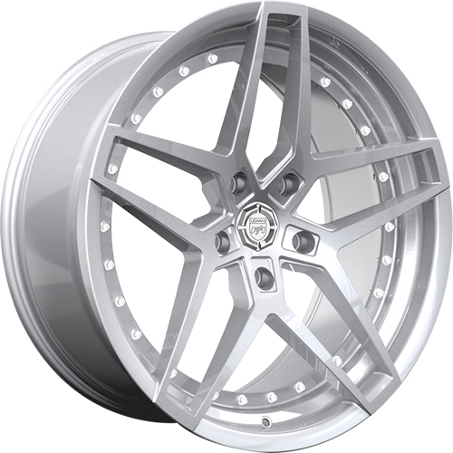 Lexani Spike 686 Silver - Part Number 686-2090-13-15S Lexani Spike 686 Silver Photo
