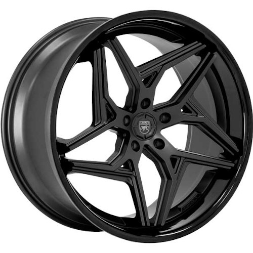 Lexani Spyder 677 Black - Part Number 677-2205-66-20SBSSB Lexani Spyder 677 Black Photo