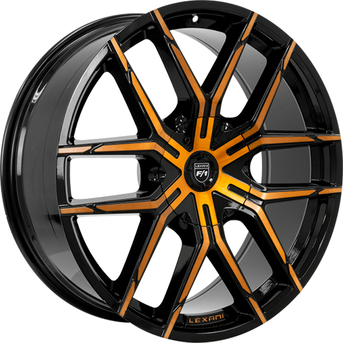 Lexani Vertigo 688 Black W Bronze Tint - Part Number 688-2090-31-35BBZT Lexani Vertigo 688 Black W Bronze Tint Photo