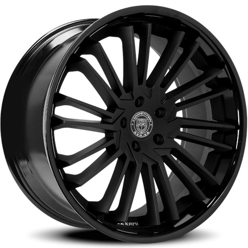 Lexani Virage 676 Black - Part Number 676-2085-45-42SBGB Lexani Virage 676 Black Photo