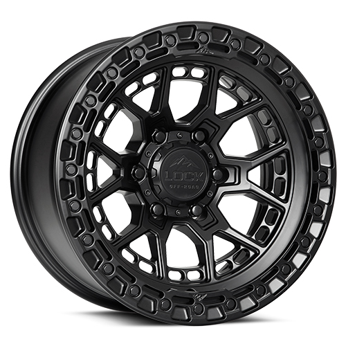 Lock Offroad Commando Matte Black With Matte Black Ring - Part Number COMMANDO-2169MB Lock Offroad Commando Matte Black With Matte Black Ring Photo