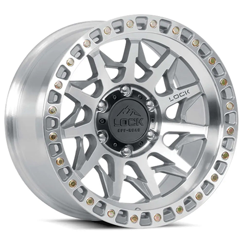 Lock Offroad Lunatic Machined W/ Clear Coat - Part Number LUNATIC-7988MC12N Lock Offroad Lunatic Machined W/ Clear Coat Photo
