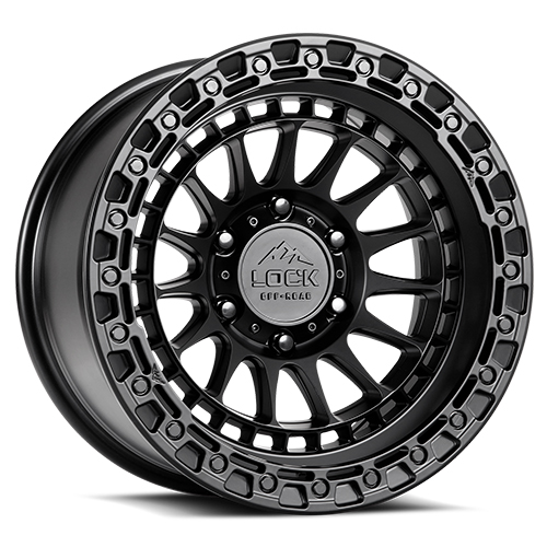 Lock Offroad Mojave Matte Black With Matte Black Ring - Part Number MOJAVE-7963MB Lock Offroad Mojave Matte Black With Matte Black Ring Photo