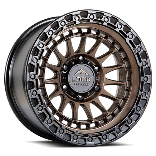 Lock Offroad Mojave Matte Bronze With Matte Black Ring - Part Number MOJAVE-7957MRMBR Lock Offroad Mojave Matte Bronze With Matte Black Ring Photo