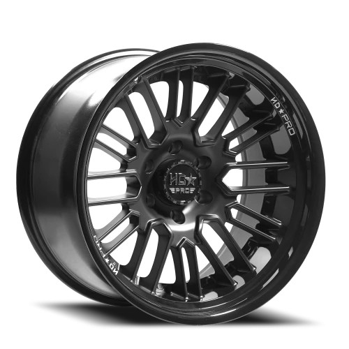 Luxxx LE Forged Lhd Pro 6 Warhog Matte Black w/ Gloss Black Lip