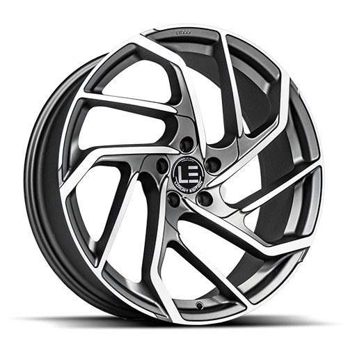 Luxxx LE LUX LE15 Matte Gunmetal With Machined Face - Part Number LUXLE152095120+27B-H2 Luxxx LE LUX LE15 Matte Gunmetal With Machined Face Photo