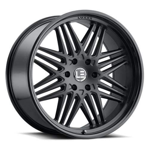 Luxxx LE LUX LE4 Matte Black With Gloss Black Lip - Part Number LUXLE42295115+15B-A5 Luxxx LE LUX LE4 Matte Black With Gloss Black Lip Photo