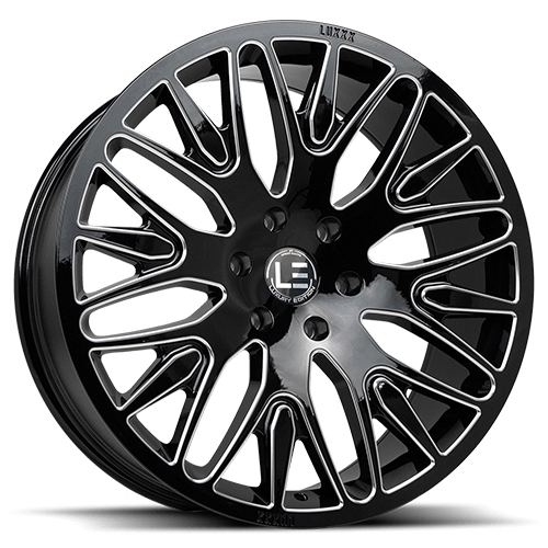 Luxxx LE LUX LE7 Gloss Black Milled - Part Number LUXLE7241061397+30D-A1 Luxxx LE LUX LE7 Gloss Black Milled Photo