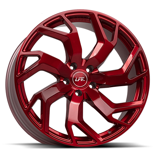 Luxxx LFF LFF04 Alfa Brushed Face Roja Red - Part Number LFF0420951143+33B-R20 Luxxx LFF LFF04 Alfa Brushed Face Roja Red Photo
