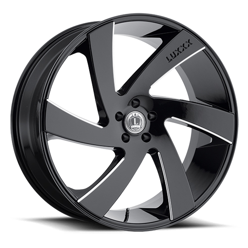 Luxxx LUX 10 Gloss Black Milled - Part Number LUX1026106135+30E-A1 Luxxx LUX 10 Gloss Black Milled Photo