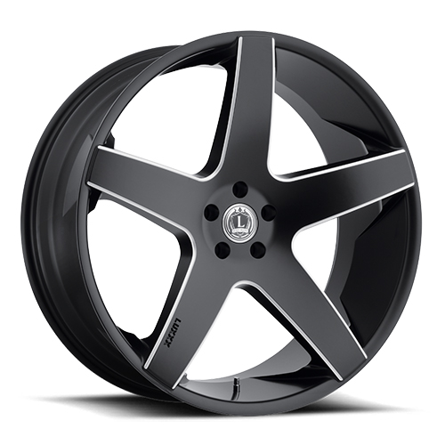 Luxxx LUX 15 Satin Black Milled - Part Number LUX1524105115+20B-B1 Luxxx LUX 15 Satin Black Milled Photo