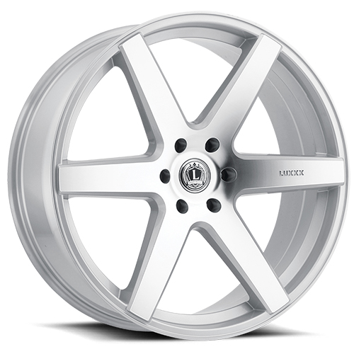 Luxxx LUX 20 Silver With Machined Face - Part Number LUX2026106139+30D-F2 Luxxx LUX 20 Silver With Machined Face Photo