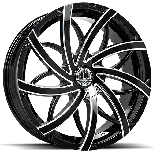 Luxxx LUX 31 Gloss Black Milled - Part Number LUX31261061351397+30E-A1 Luxxx LUX 31 Gloss Black Milled Photo