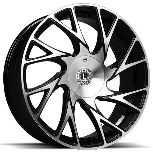 Luxxx LUX 32 Gloss Black With Machined Face - Part Number LUX32261051271397+18D-A2 Luxxx LUX 32 Gloss Black With Machined Face Photo