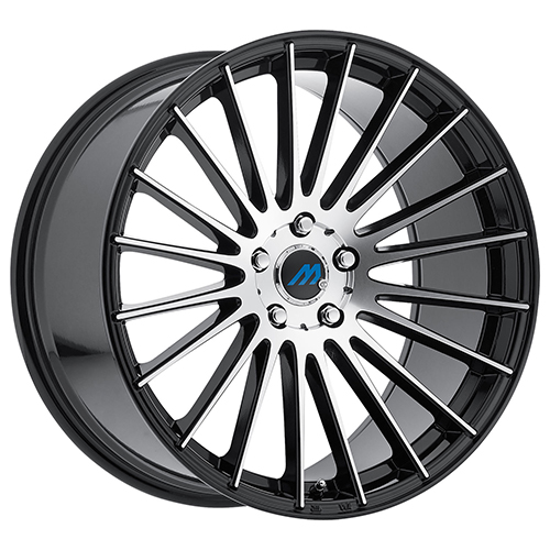 Mach Euro Concave ME.18 Gloss Black W/ Machined Face - Part Number ME18-2085KK35FGBMF Mach Euro Concave ME.18 Gloss Black W/ Machined Face Photo
