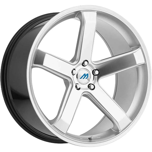 Mach Euro Concave ME-5 Hyper Silver W/ Machined Face - Part Number ME5-1985KK35FHSMF Mach Euro Concave ME-5 Hyper Silver W/ Machined Face Photo