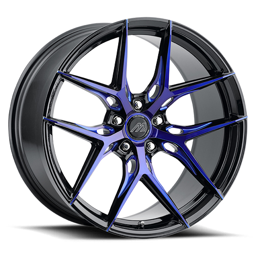 Mach Forged MF.12 Gloss Black With Blue Machined Face - Part Number MF12-2090II10FGBBB Mach Forged MF.12 Gloss Black With Blue Machined Face Photo
