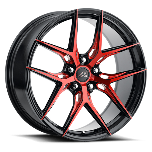 Mach Forged MF.12 Gloss Black With Red Machined Face - Part Number MF12-2090II35FGBRR Mach Forged MF.12 Gloss Black With Red Machined Face Photo