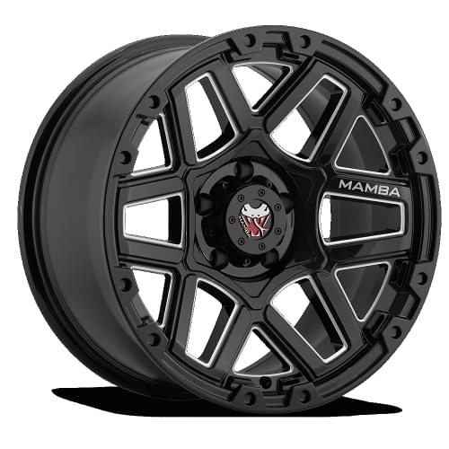 Mamba M23 595 Gloss Black W/ Machined Cut - Part Number 595MB-M237983N125 Mamba M23 595 Gloss Black W/ Machined Cut Photo