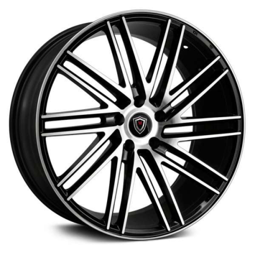 Marquee Wheels M3307w Black Machined